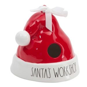 Rae Dunn Santa’s Workshop Birdhouse